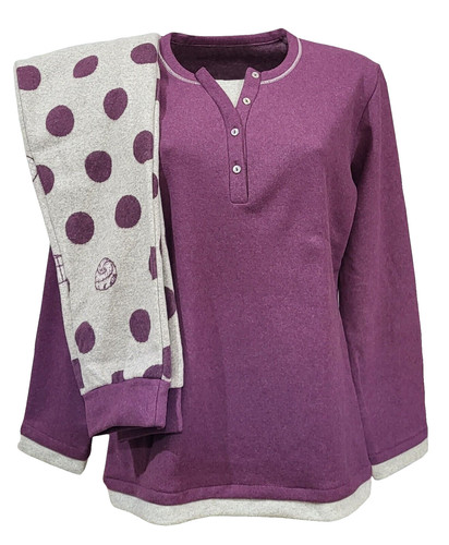 Pigiama punto milano donna - in,