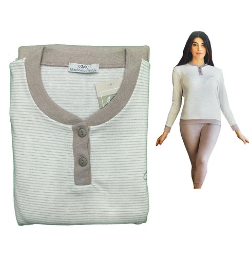 Pigiama donna cotone - pigiama,